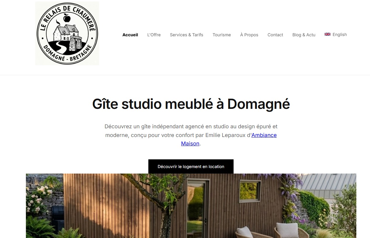 site le relais de chaumeré gîte