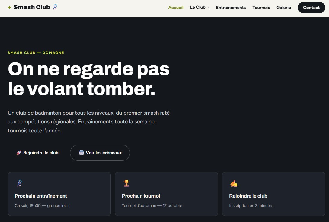 association de sport